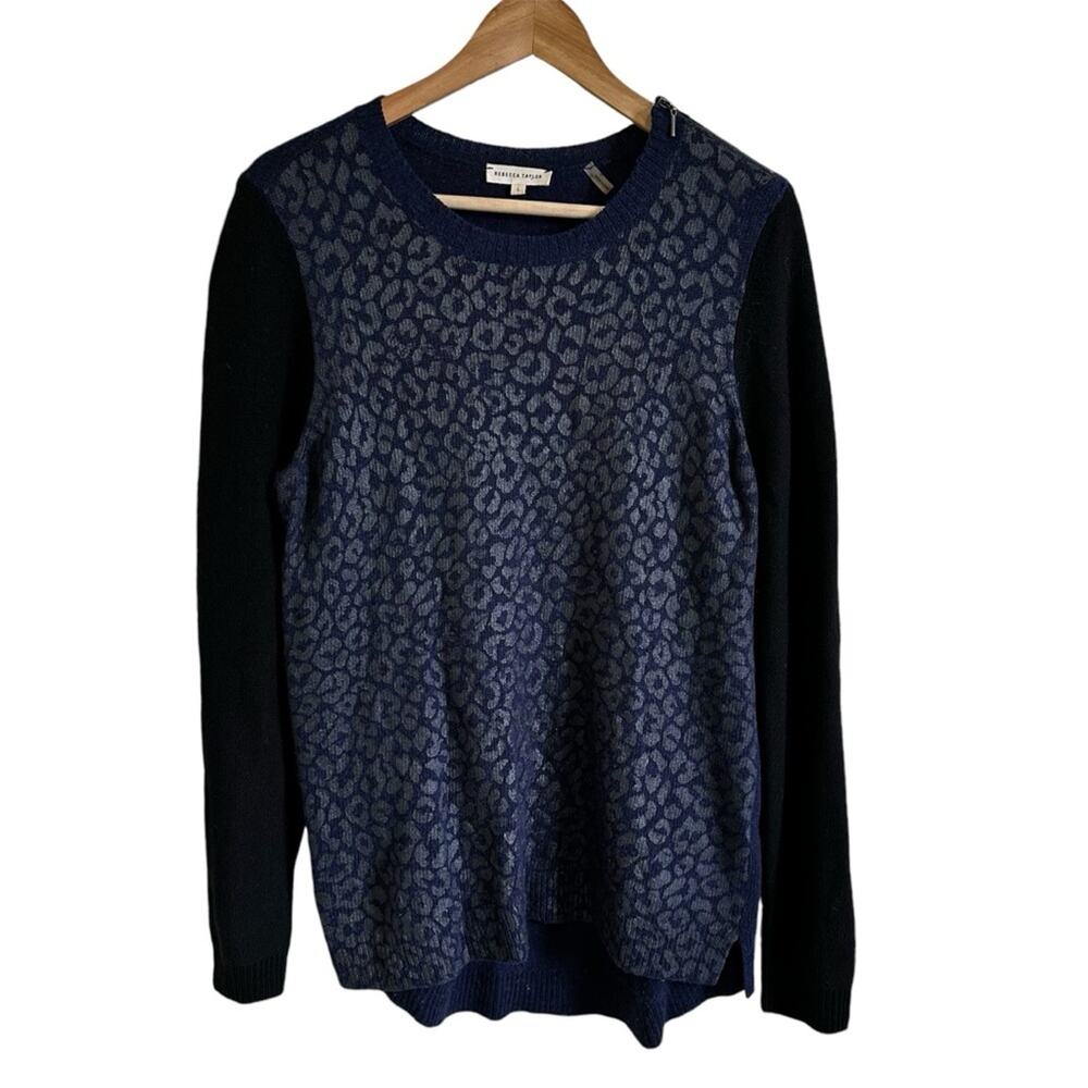 Rebecca Taylor women’s sweater large animal print‎